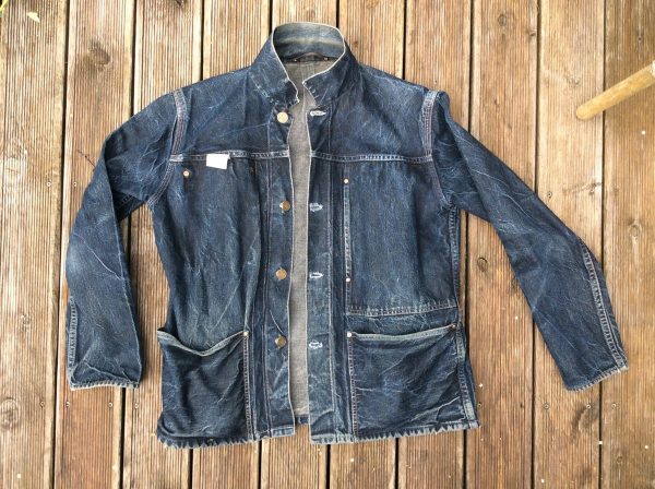 Denim chore jacket, size M Denim chore jacket, size M