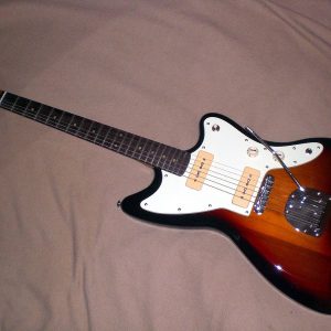 SX offset electric guitar, sunburst